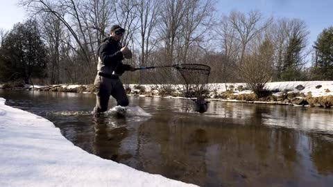 Float fishing for Great Lakes Steelhead-spring 2022