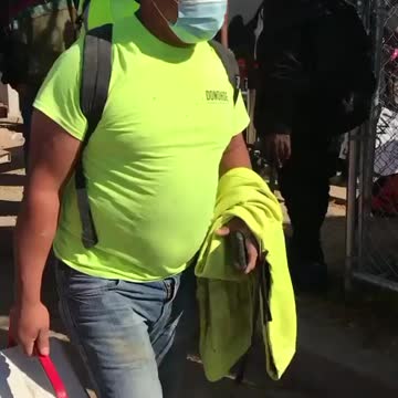 BLM shuts down construction site sending hispanic workers home.