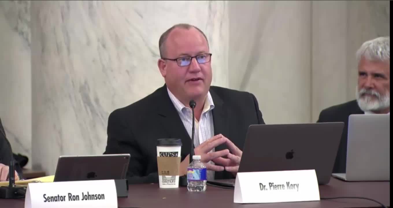 Dr Kory Opening Statement Exposes Big Pharma, Proves Ivermectin Is Effective