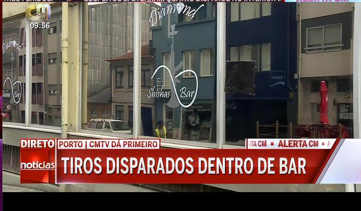 Tiroteio num bar na baixa do Porto faz três feridos