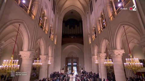 Trump, Elon Musk Attend Notre Dame Cathedral Re-opening