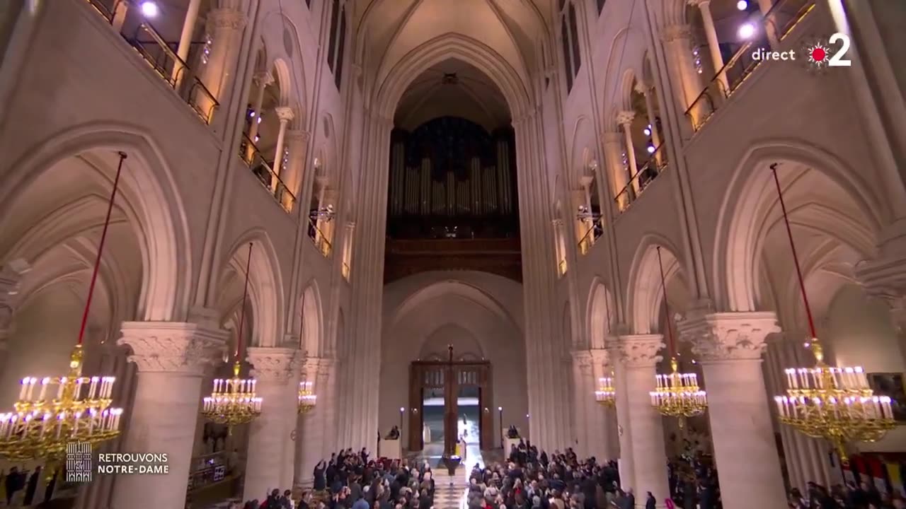 Trump, Elon Musk Attend Notre Dame Cathedral Re-opening