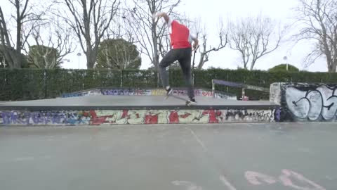 Une chute en skate a faillit mal finir...