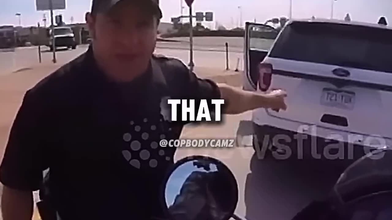 HONKING AT THE OFFICER ENDS BADLY