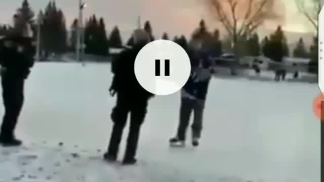 Guy arrested for breaking lockdown rules on outdoor skating rink