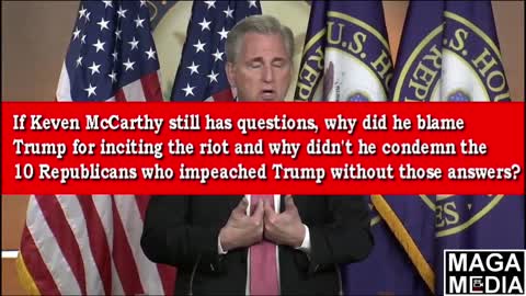 GOP Minority Leader Kevin McCarthy should RESIGN! - Jan. 21, 2021