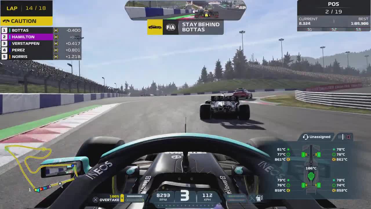 F1 2021 - Championship Round 9 Red Bull Ring Mercedes F1 W12 Hamilton