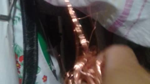 aprendendo a tirar cobre fio pt10