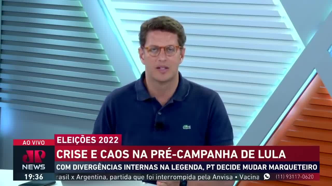 Em crise, pré-campanha de Lula afasta marqueteiro e entra em pane