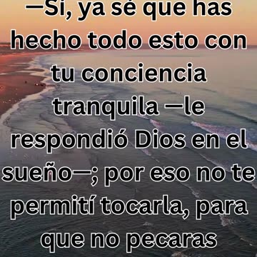 "Tú eres un profeta: Génesis 20:6-7"