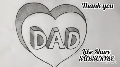 HOW TO MAKE DAD IN 3D HEART