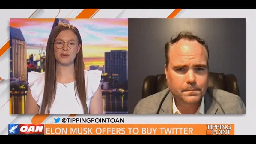ELON MUSK OFFERS TO BUY TWITTER 4-14-22 OAN