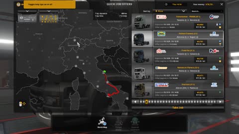 Euro truck simulator - Mercedes Truck in Switzerland