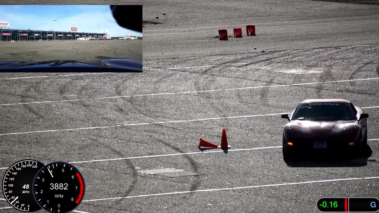 VMSC Autocross #9 91 BS Corvette