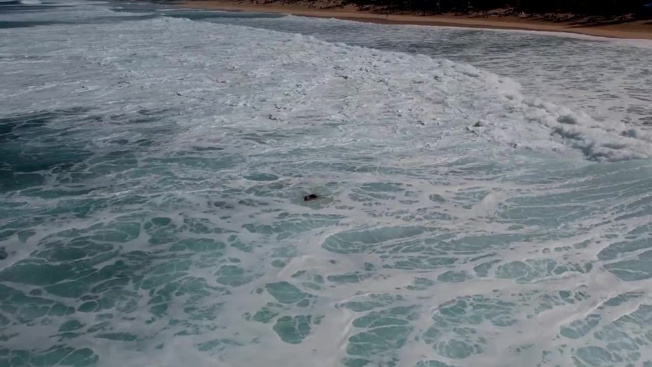 64 Year Old Mike Ho Insane Backdoor Wave at Pipeline - February 4th, 2022