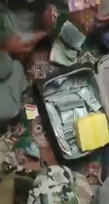 The Taliban claim they found US $ 6.5 million dollars during a search of the home of former A