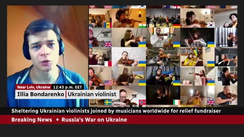 Sheltering Ukrainian violinists joined by musicians worldwide for fundraiser- News