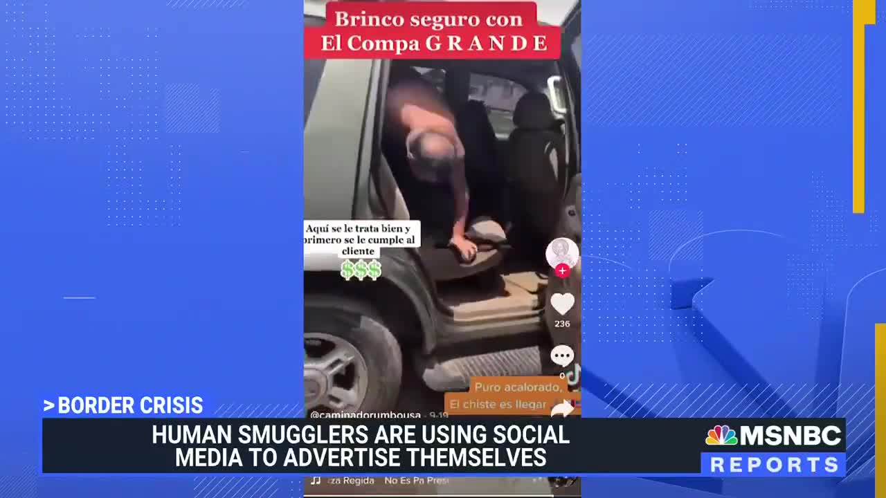 MSNBC: Human smugglers are using TikTok to document their human trafficking operations