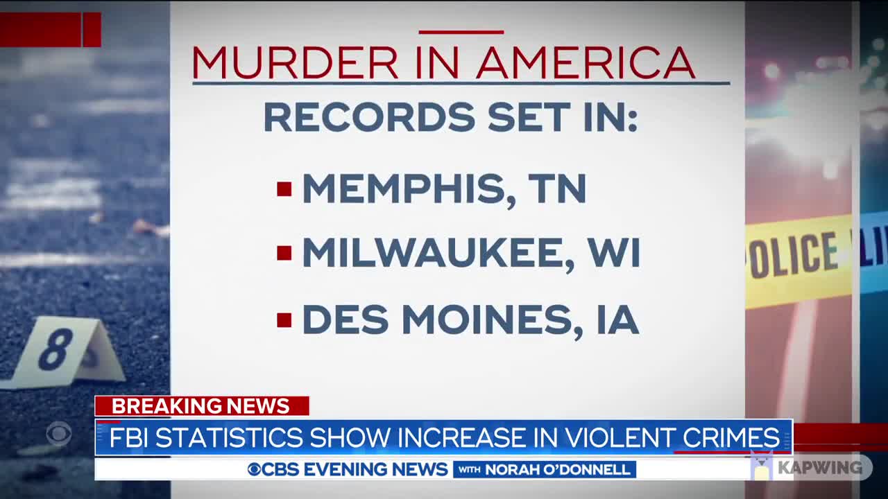 U.S. Murder Rate SOARS In Year After Riots
