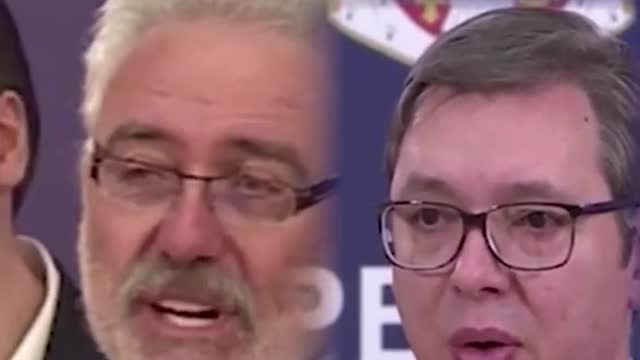 President of serbia how he is lying