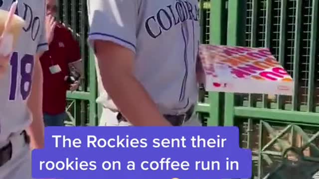 The life of a rookie 😂