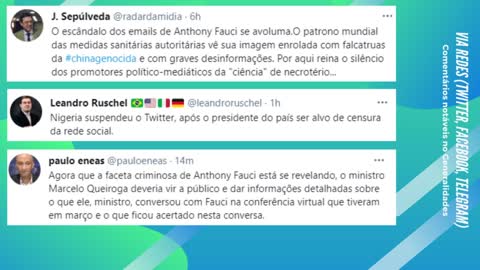 Via Redes, 4 de junho.