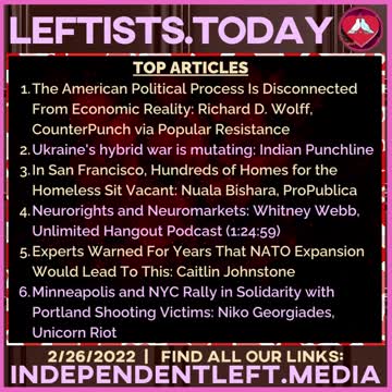 The #Ukraine Crisis Broken Down & Explained | FIORELLA: #Voting Won't Fix This | 2/26 Leftists Today