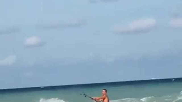 Collab copyright protection - black swim shorts wakeboard flies