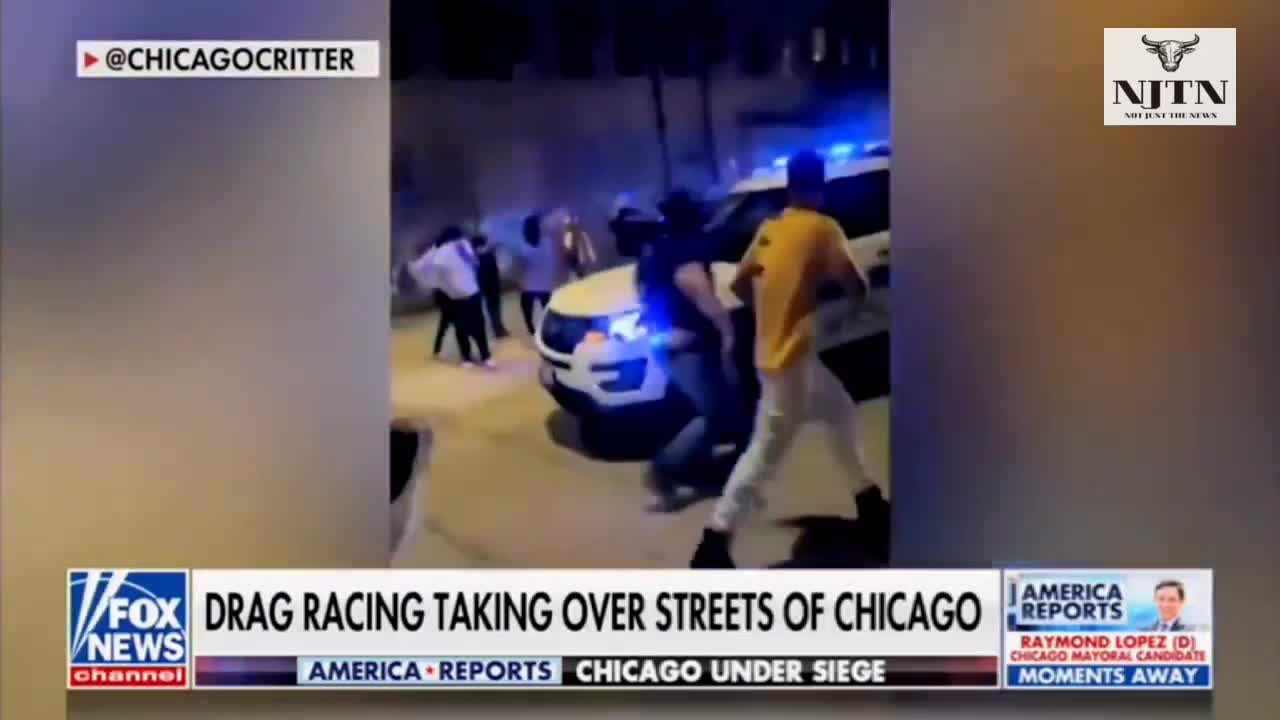 USA - Chicago looks like a dystopian movie.