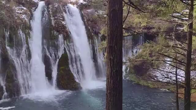 Burney Falls in Winter