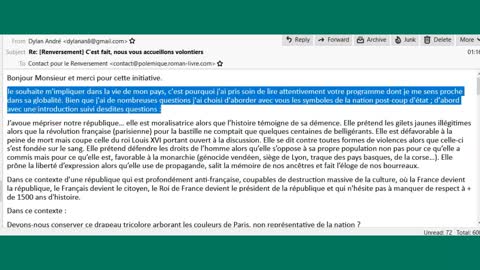 Drapeau, République, prétendant au trône, qu'est-ce que français ?