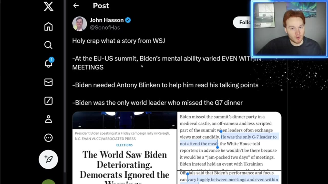 Depressed Ginger - *BOMBSHELL* reveals Biden's entire presidency was fake