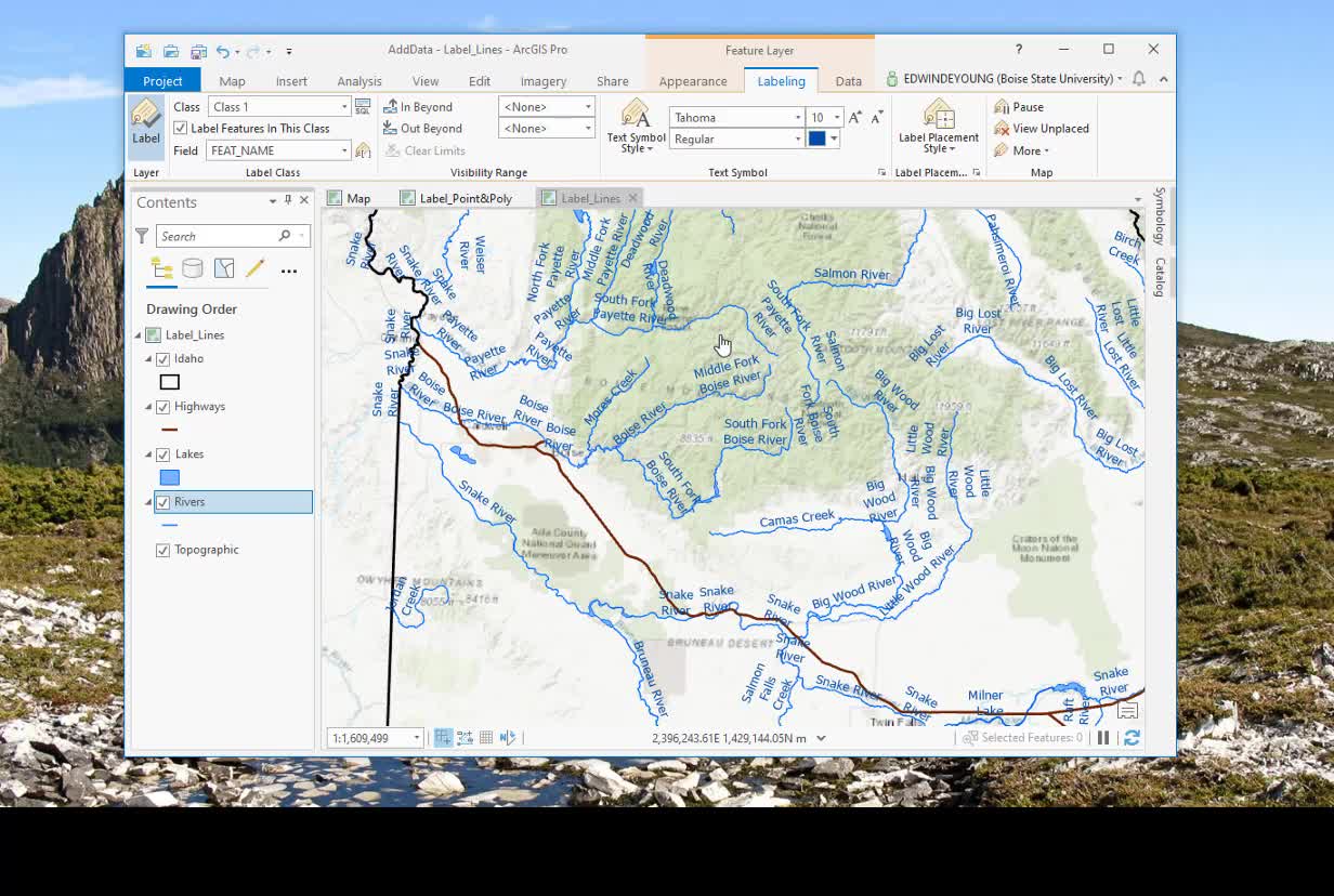 Labeling Lines in ArcGIS Pro