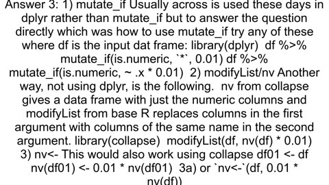 How can I multiply all numbers by a value if numeric in a dataframe