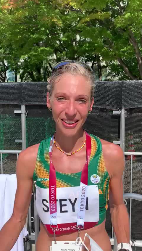 I did it for everyone back home, says smiling Gerda Steyn