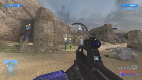 Halo 2 Classic Big Team - Big Team Slayer on Zanzibar Multiplayer Gameplay