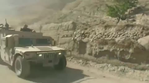 A Taliban convoy on the outskirts of the Panjeri Gorge. August 23, 2021