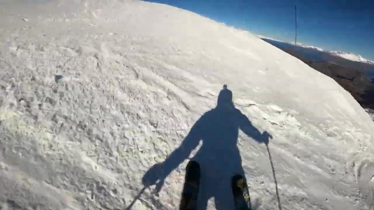 Best of Skiing in June_July. (GoPro POV)