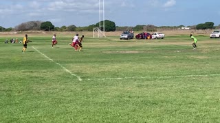 Gansbay Rovers vs. Express FC:Shot! Mpompo