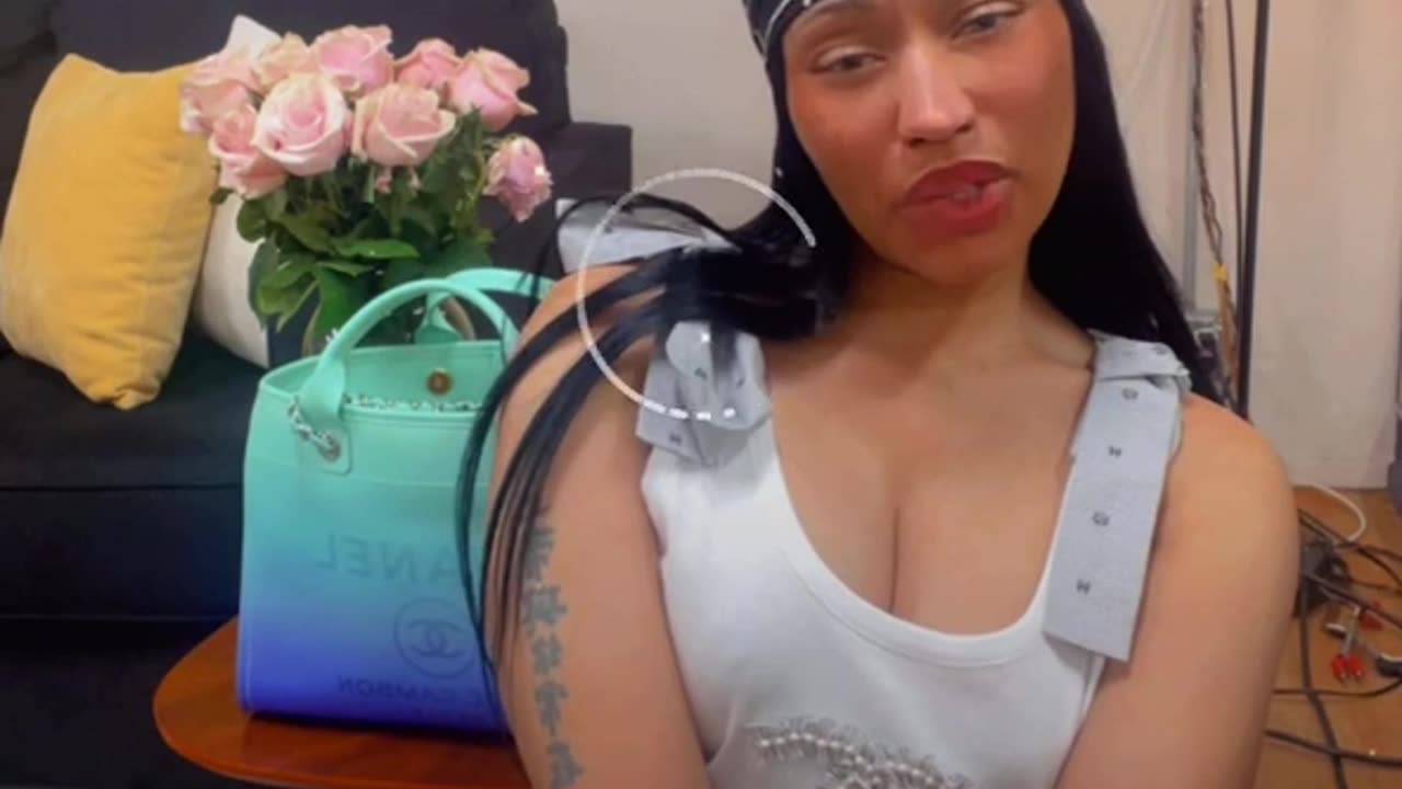 Nicki Minaj IG Live Singing Moment For Life, Gives Advice And GAG City Tour Guests