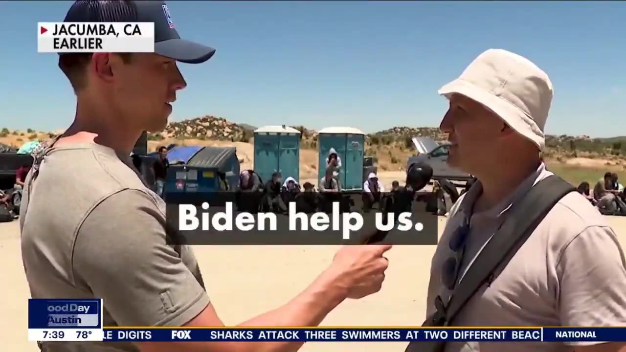 Illegals are praising Crooked Joe Biden for facilitating their entry into the country