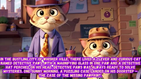 Video for kids | Kids Story | Detective Paws and the Case of the Missing Pawprint