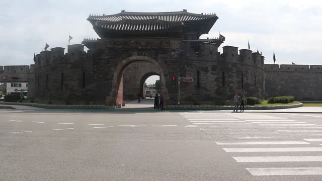 Hwaseong Fortress in Suwon, Korea