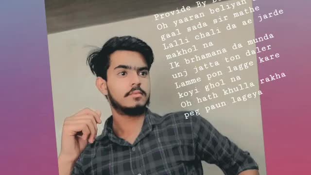 Interesting video in punjabi song