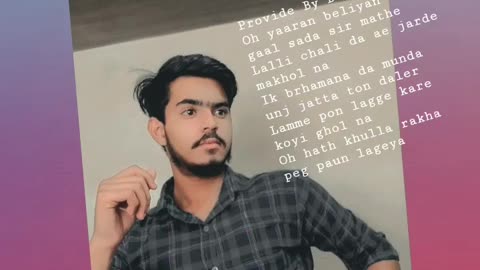 Interesting video in punjabi song