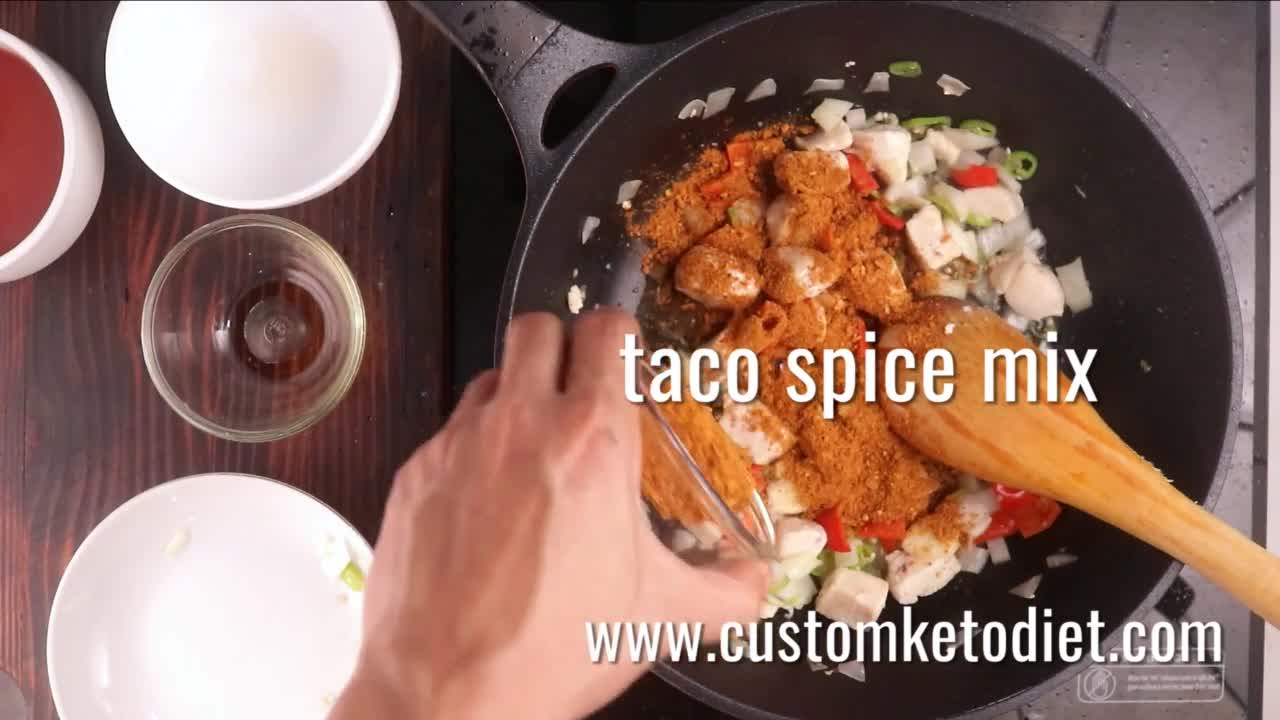 Keto Chicken Taco Soup Video