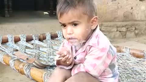 Kid smoking in little age