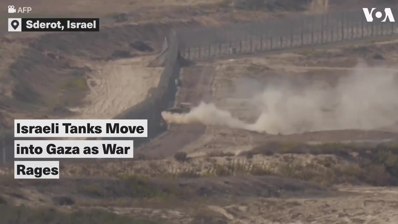 Israeli Tanks Move into Gaza as War Rages | VOA News