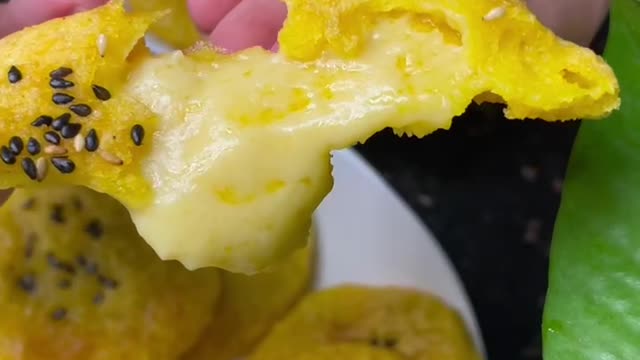 Delicious blue melon cake