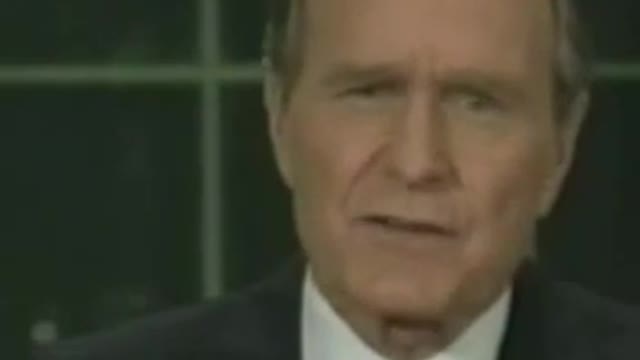 Politics - 1990 George H W Bush Sr. New World Order Speech